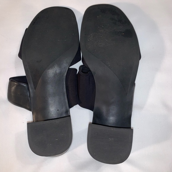 Dress~Slip-on~Elastic band~Black~Sandals~Heels - Picture 5 of 5